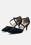 Where's That From 'Kennedi' Low Kitten Heel With Crossover Strap thumbnail 4