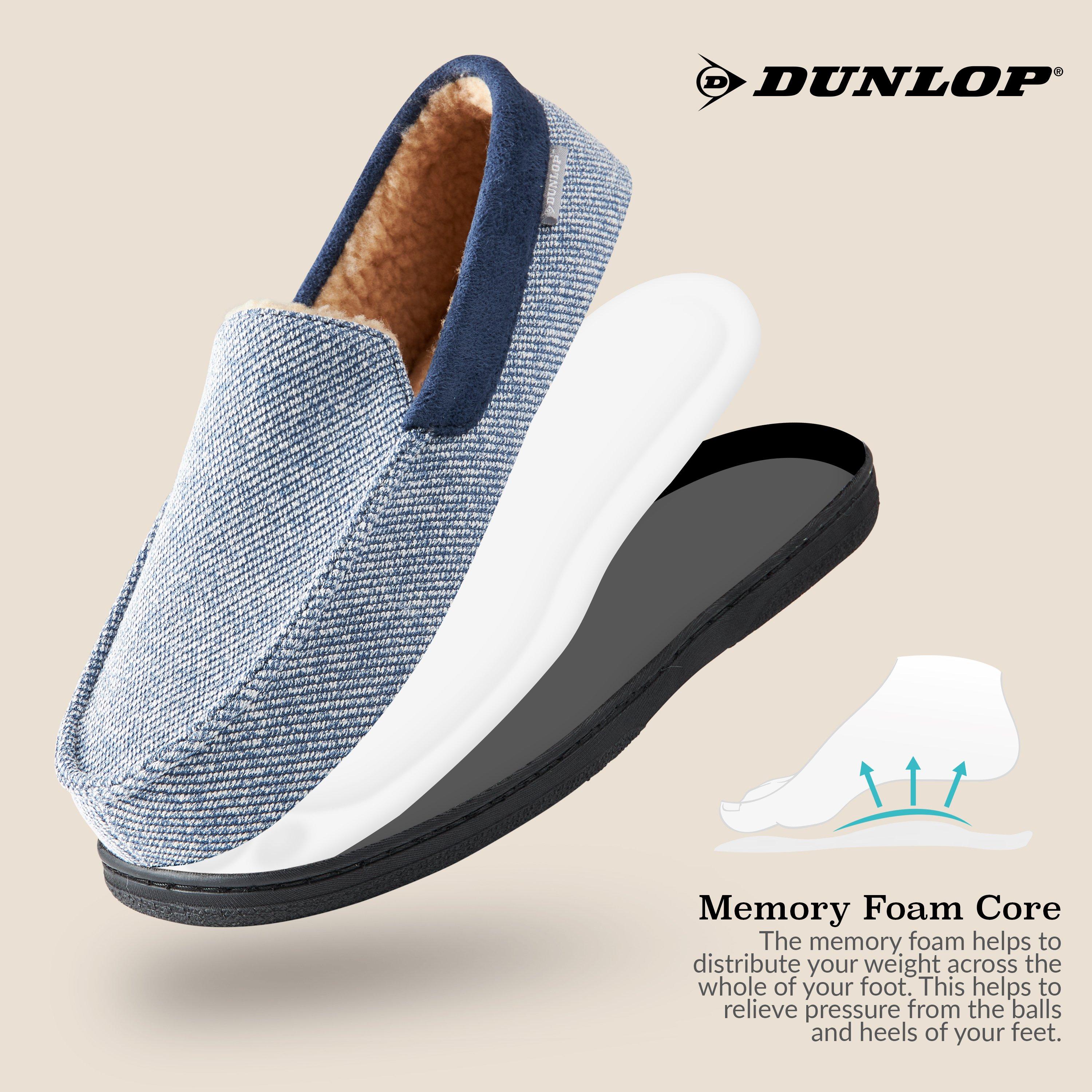 Dunlop moccasin slippers online mens