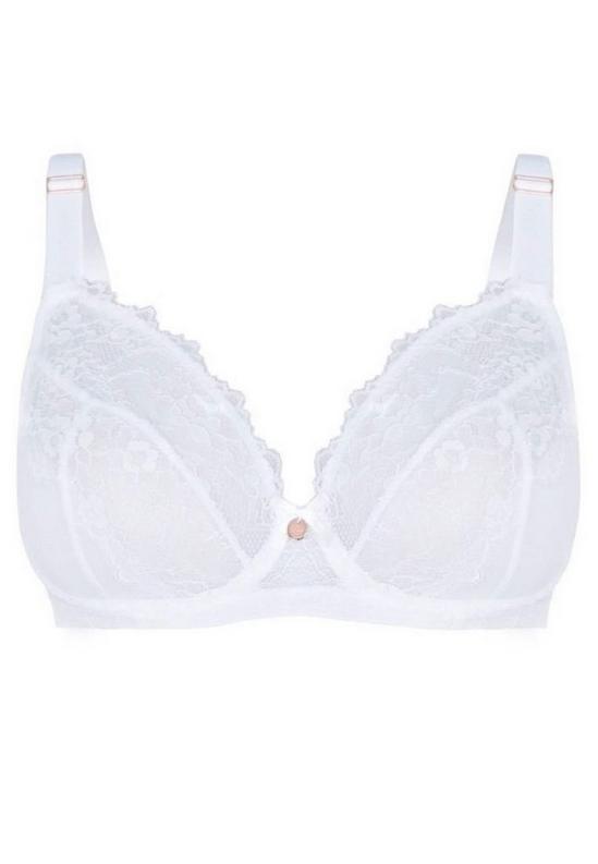 Buy OOLA LINGERIE Lace & Logo Non Padded Underwired Bra 46DD, Bras