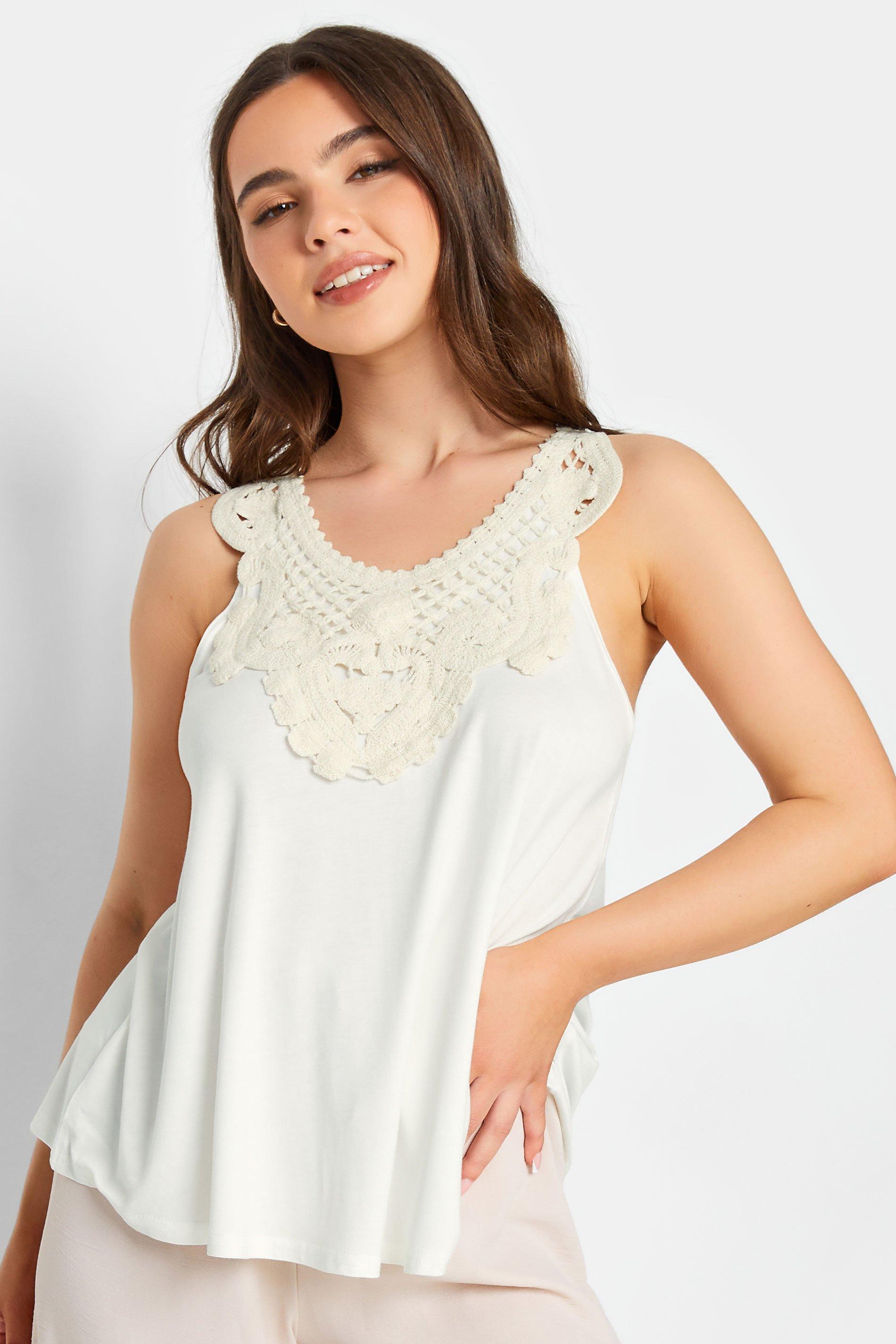 Petite vest shop tops