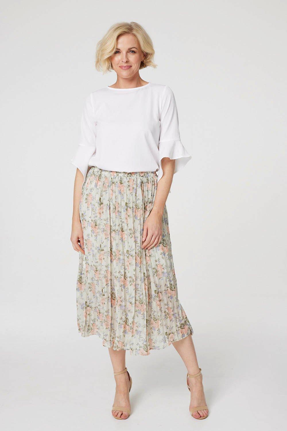 Long floral clearance skirt xl