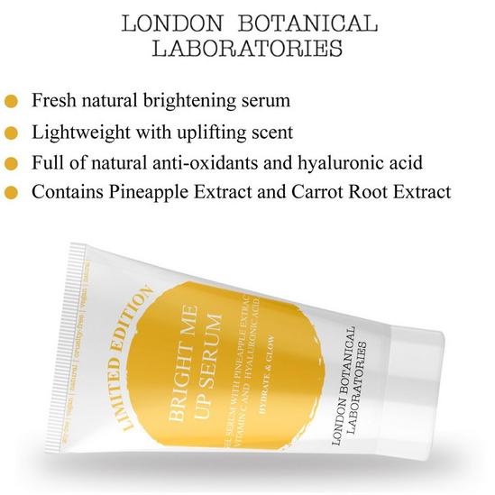 London Botanical Laboratories Limited Edition Bright me up Serum - Hydrate & Glow - 30ml 2