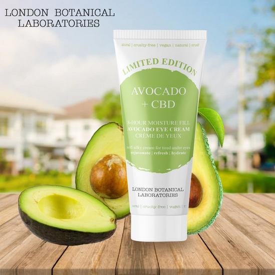 London Botanical Laboratories Limited Edition Avocado + CBD 8-Hour Moisture Fill Eye Cream 20ml 4