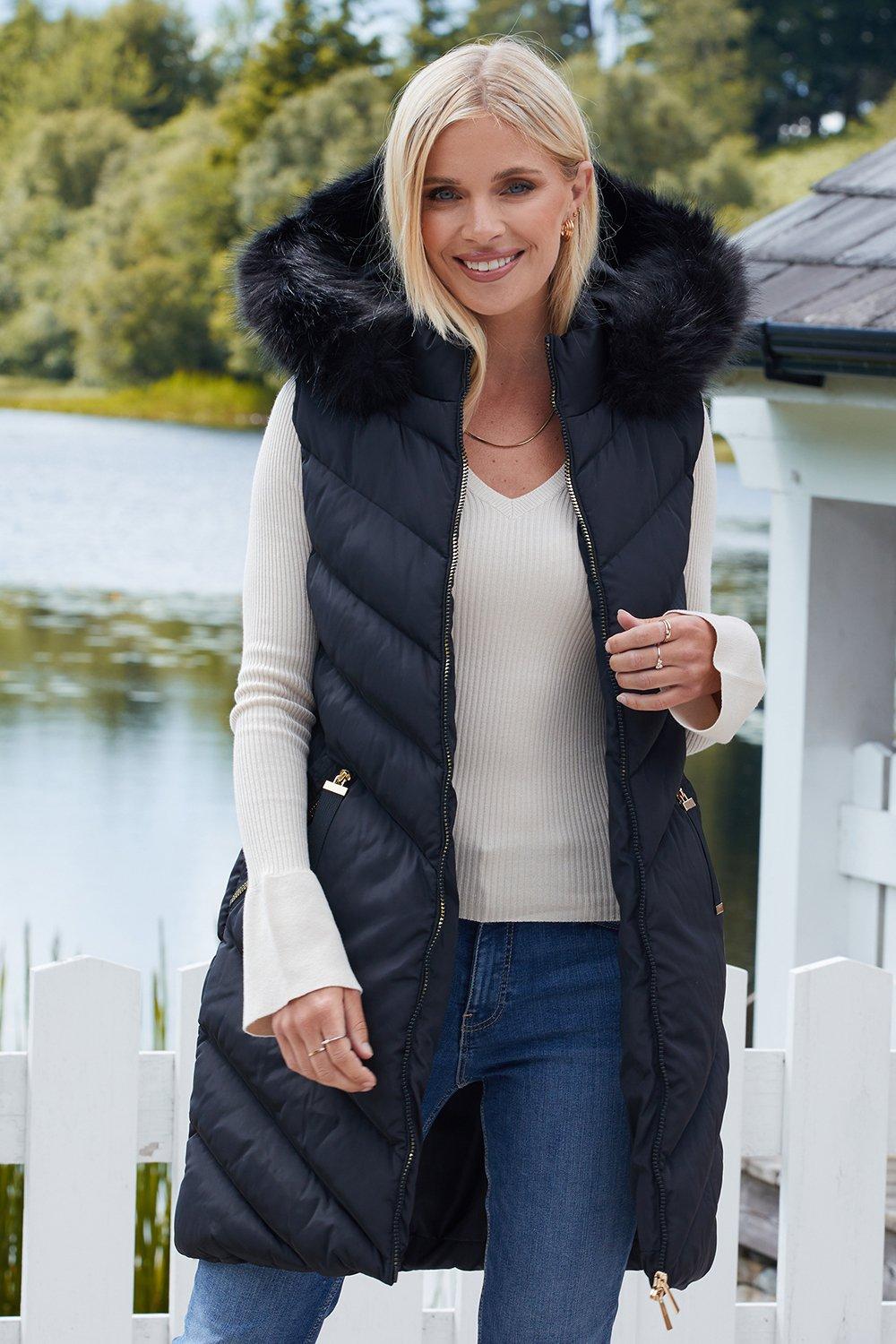 Oasis on sale fur gilet