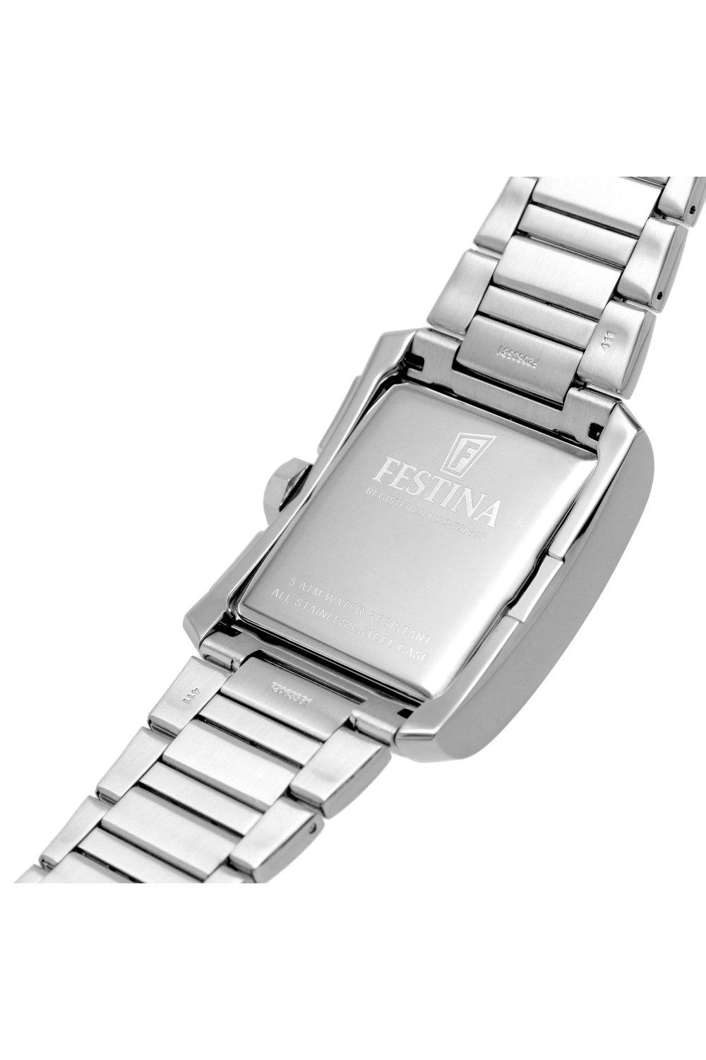 Watches | Timeless Chronograph Stainless Steel Classic Quartz Watch - F20635 /3 | Festina