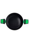 United Colors of Benetton Forged Aluminium Saucepan with Lid 24 x 10.5cm Green thumbnail 3