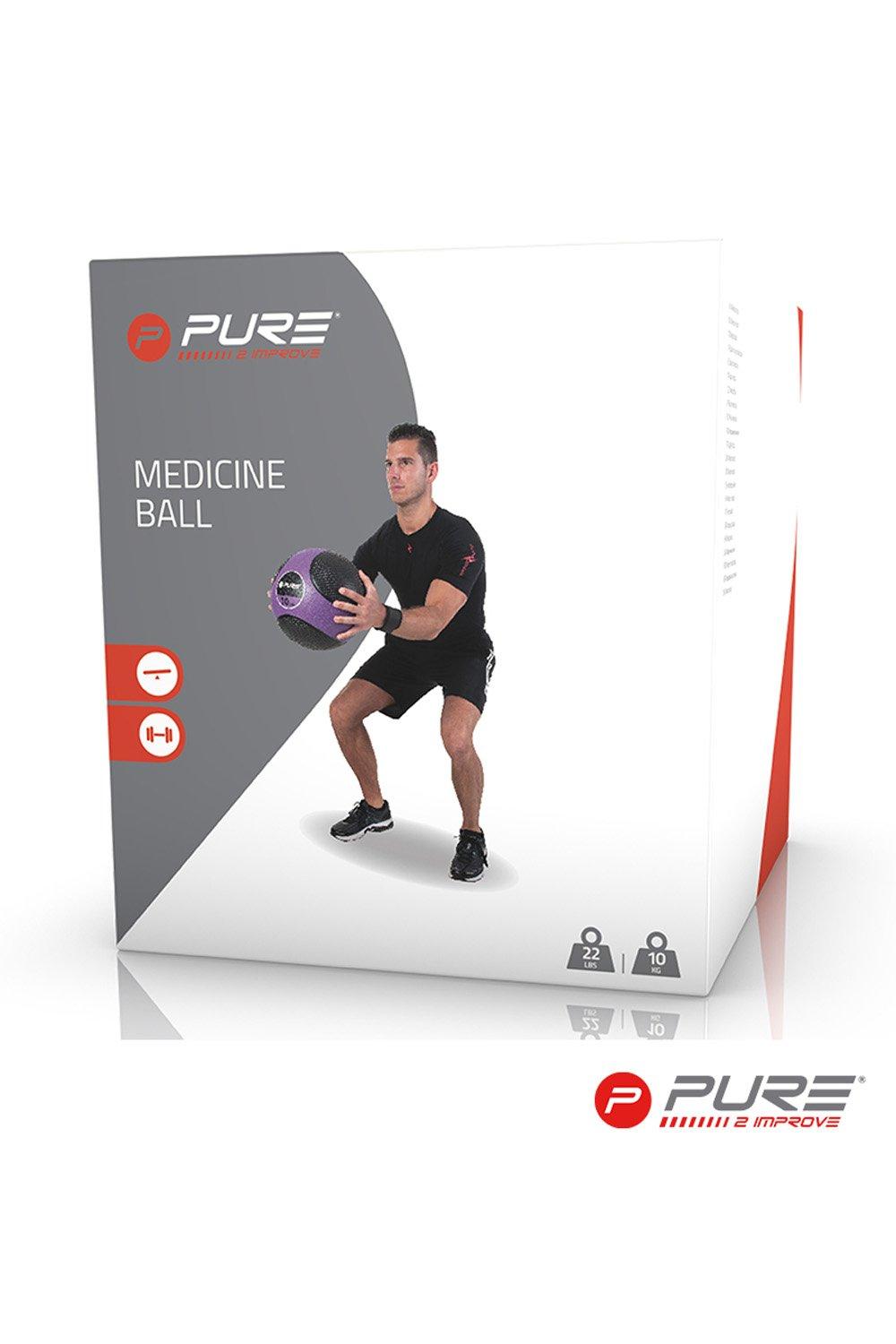 Medicine ball Pure2Improve handles 10Kg - Sport is Good