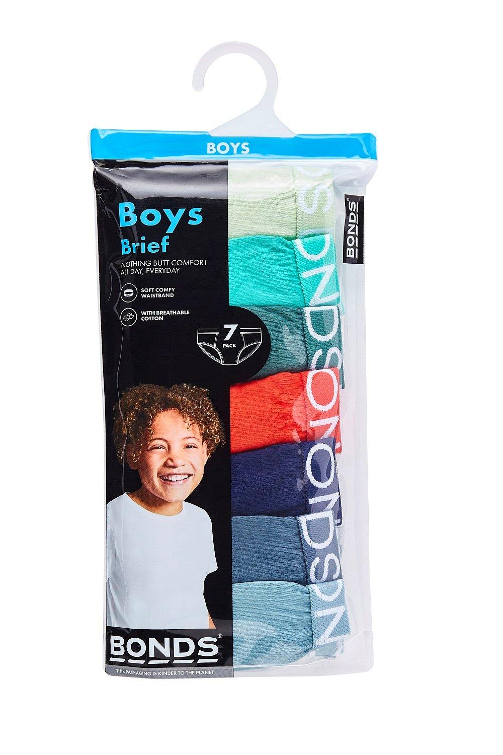 Bonds Boys Briefs - 7 Pack